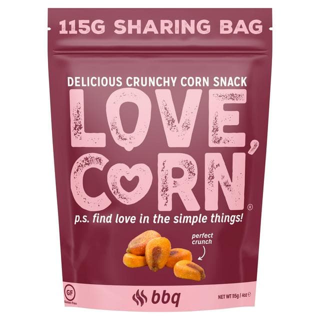 Love Corn Smoked BBQ Roasted Corn Snack 115g - gallery image 1
