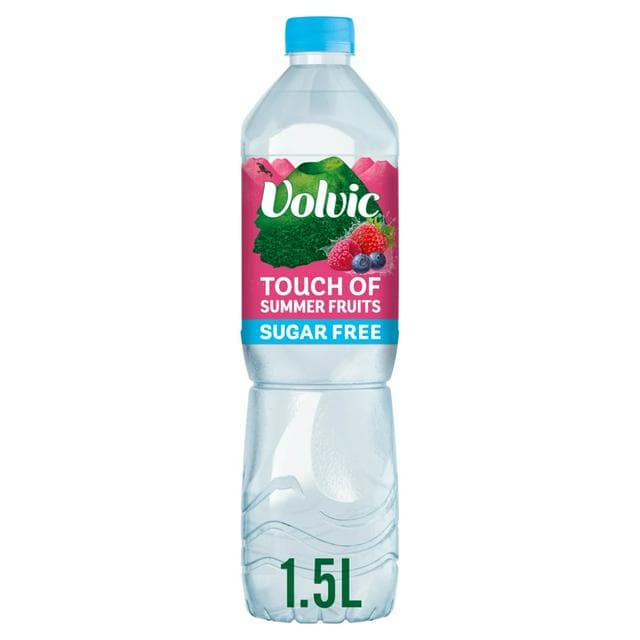 Volvic Touch of Fruit Sugar Free Summer Fruits Flavoured Water 1.5L - gallery image 1