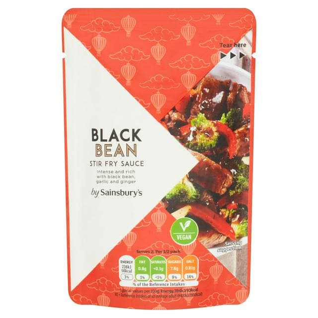 Sainsbury's Black Bean Stir Fry Sauce 120g - gallery image 1
