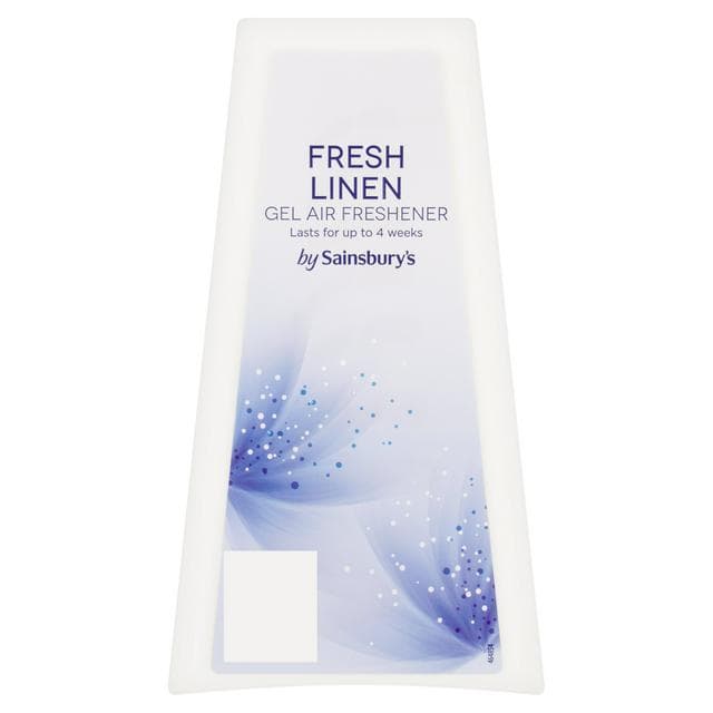 Sainsbury's Fresh Linen Gel Air Freshener 120g - gallery image 1