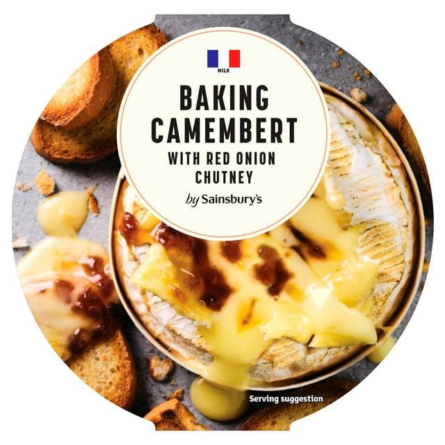 Sainsbury's Baking Camembert with Caramelised Onion Chutney 280g - gallery image 1