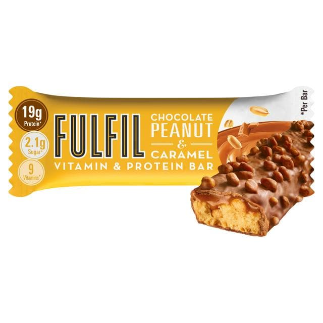 Fulfil Chocolate Peanut & Caramel Flavour Vitamin & Protein Bar 55g - gallery image 1