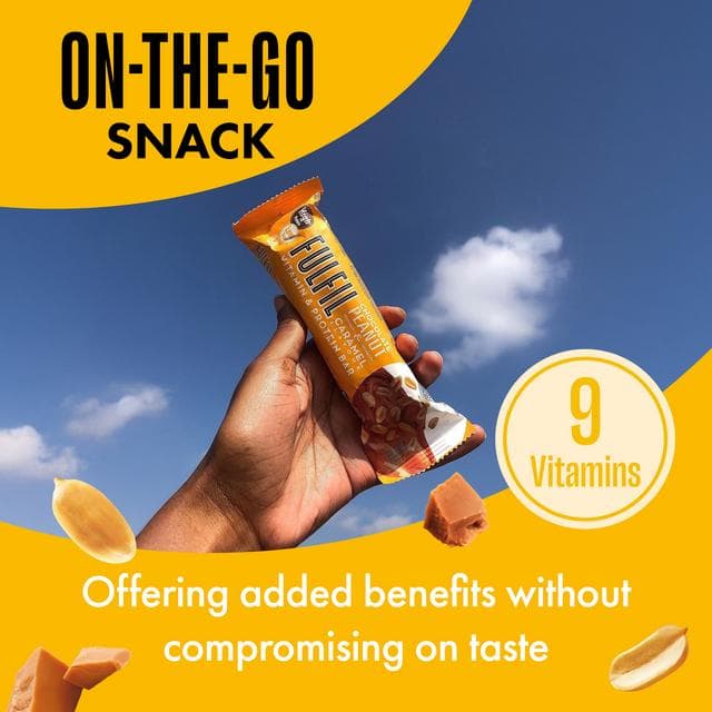 Fulfil Chocolate Peanut & Caramel Flavour Vitamin & Protein Bar 55g - gallery image 4
