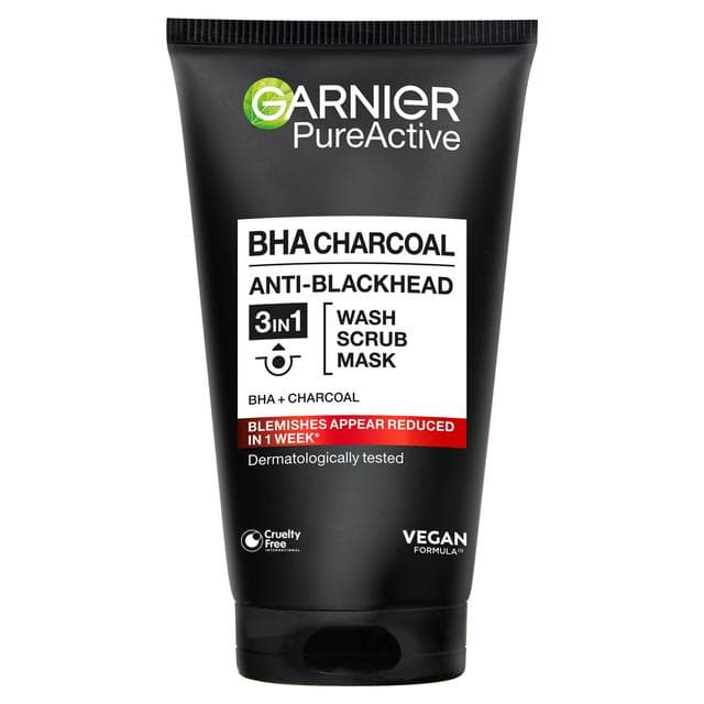 Garnier SkinActive PureActive Intensive 3in1 Charcoal Anti-Blackhead 150ml - gallery image 1