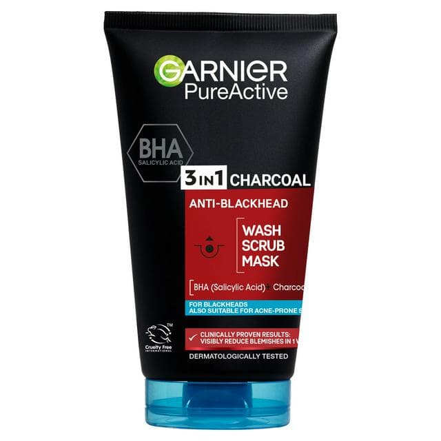 Garnier SkinActive PureActive Intensive 3in1 Charcoal Anti-Blackhead 150ml - gallery image 1