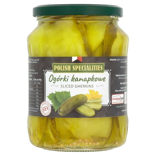Polish Specialities Sliced Gherkins 720ml - gallery image 1