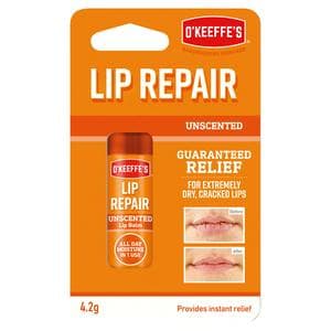 O'Keeffe's Lip Repair Unscented Lip Balm 4.2g