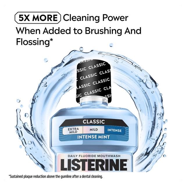 Listerine Total Care Stay White Arctic Mint Mouthwash 500ml - gallery image 4