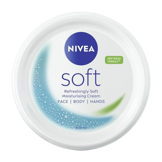 Nivea Soft Moisturising Cream for face hands and body 500ml - gallery image 1