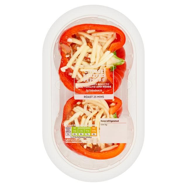 Sainsbury's Cheese Stuffed Peppers 320g - gallery image 1
