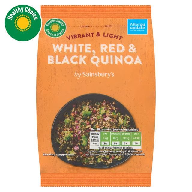 Sainsbury's White Red & Black Quinoa 300g - gallery image 1
