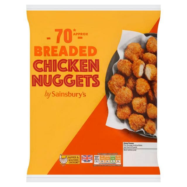 Sainsbury's Chicken Breast Nuggets 1kg - gallery image 1