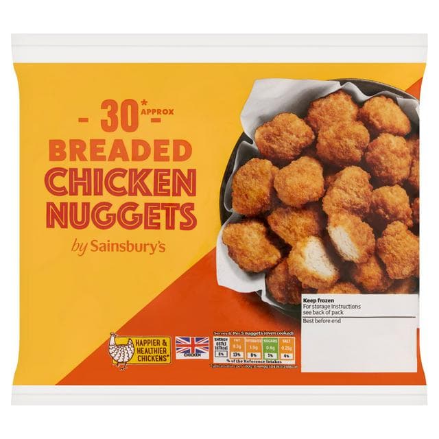 Sainsbury's Chicken Breast Nuggets 450g - gallery image 1