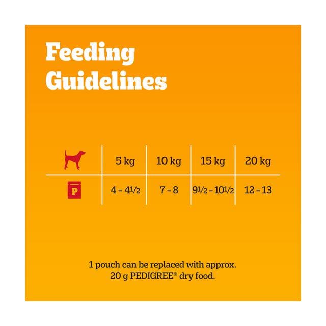 Pedigree Adult Wet Dog Food Pouches Mixed In Gravy Mega Pack 40x100g - gallery image 5
