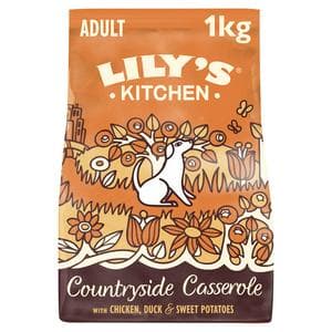 Lily's Kitchen Chicken & Duck Countryside Casserole Complete Adult Dry Dog Food 1kg