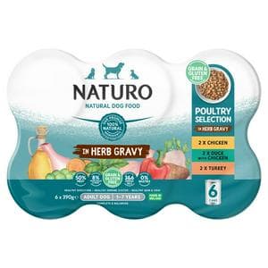 Naturo Adult Dog Food Grain & Gluten Free 6x390g