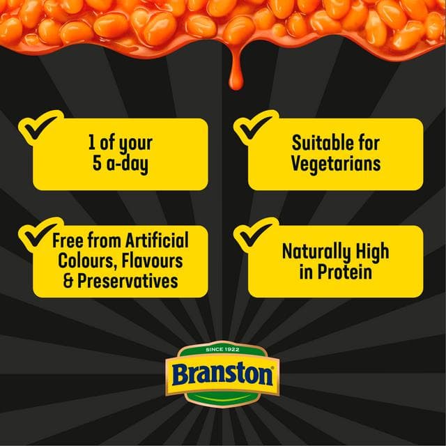 Branston Baked Beans in a Rich & Tasty Tomato Sauce 6x410g - gallery image 3