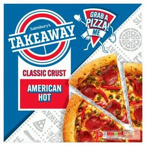 Sainsbury's Takeaway Fully Loaded American Hot Pizza 553g