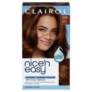 Clairol Nice'N Easy Medium Reddish Brown 5RB Permanent Crème Hair Dye
