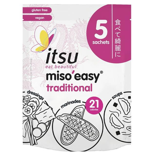 itsu 5 x 21g Miso Traditional Easy - gallery image 1