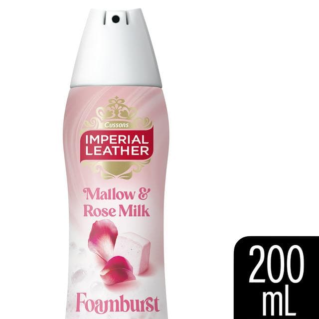 Imperial Leather 200ml Foamburst Pampering Mallow & Rose Milk Body Wash - gallery image 1