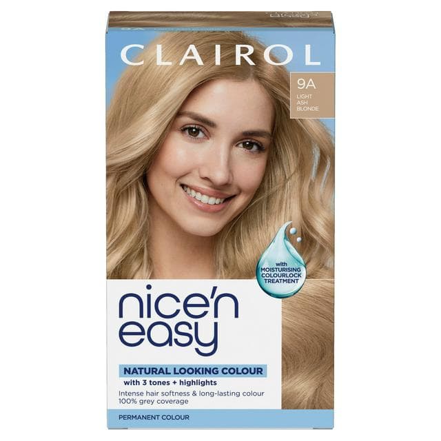 Clairol Nice'N Easy Light Ash Blonde 9A Permanent Crème Hair Dye - gallery image 1