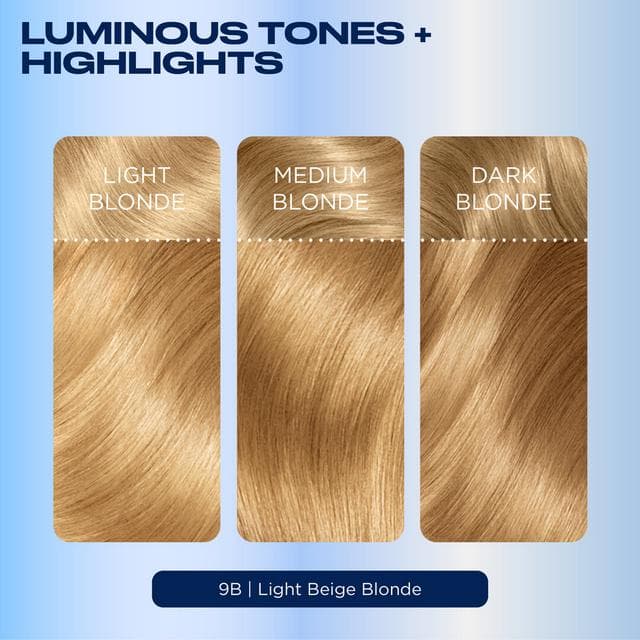 Clairol Nice'N Easy Light Beige Blonde 9B Permanent Crème Hair Dye - gallery image 3