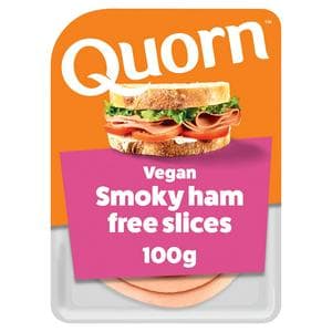 Quorn Vegan Smoky Ham Free Slices 100g