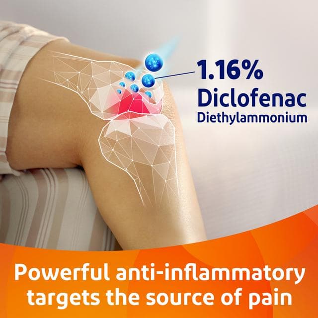 Voltarol Back & Muscle Pain Relief 1.16% Gel 100g No Mess Applicator - gallery image 6