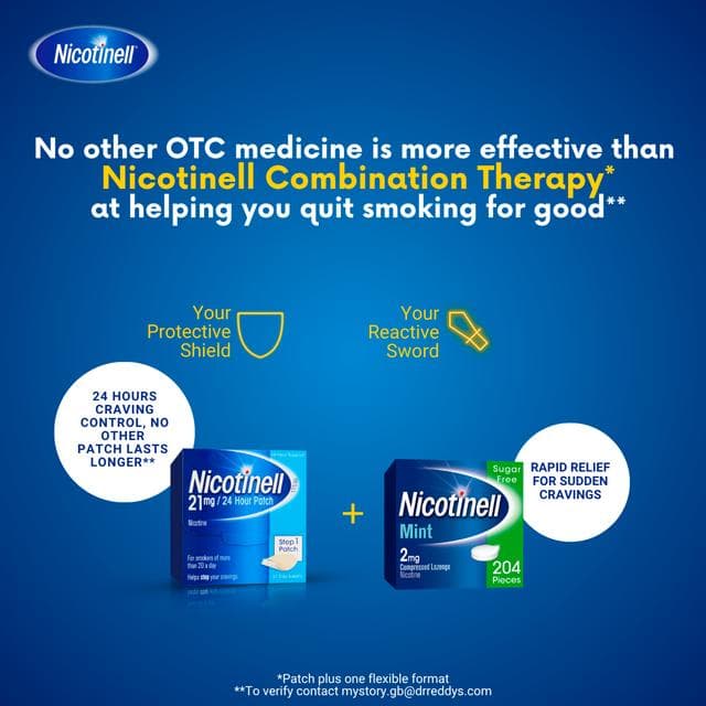 Nicotinell Mint Lozenge Stop Smoking Aid Pieces 2mg x204 - gallery image 4