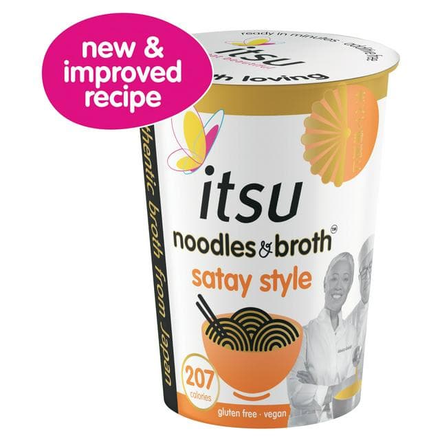 itsu Satay Rice Noodle Pot 64g - gallery image 1