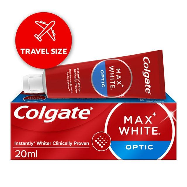 Colgate Max White One Optic Teeth Whitening Toothpaste Travel Size 20ml - gallery image 1