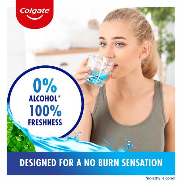 Colgate Plax Cool Mint Mouthwash 100ml - gallery image 2