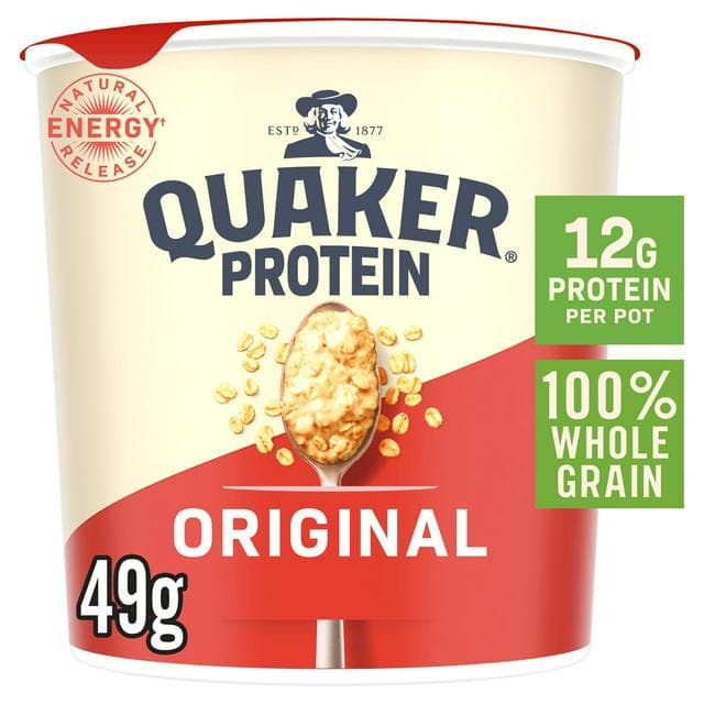 Quaker Oat So Simple Protein Original Porridge Pot 49g - gallery image 1