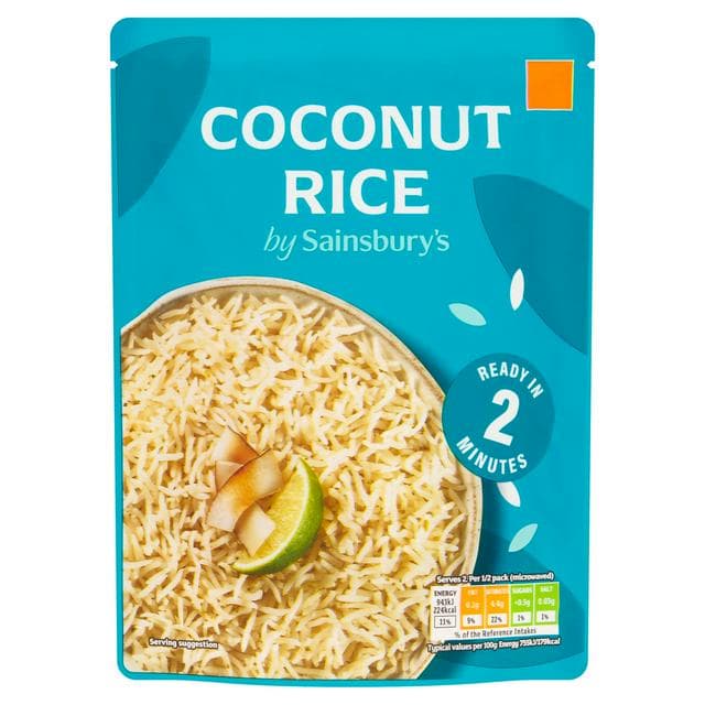 Sainsbury's Coconut Rice 250g - gallery image 1