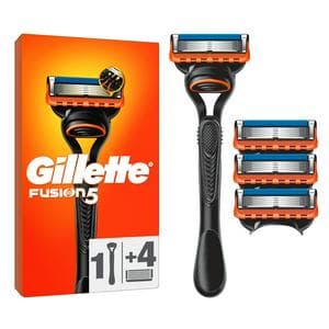 Gillette Fusion5 Razor For Men + 3 Blades