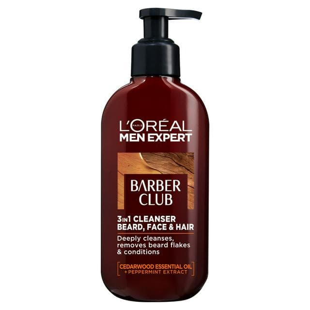 L'Oreal Men Expert Barber Club Beard Face Wash 200ml - gallery image 1