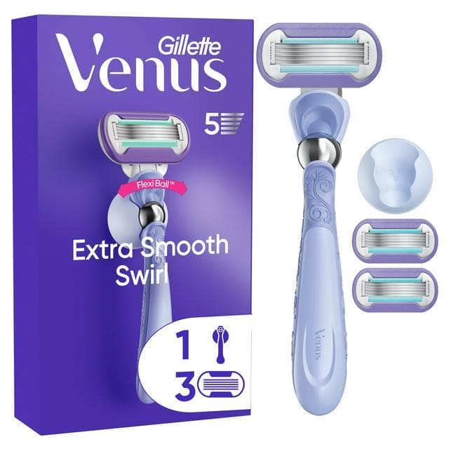 Gillette Venus Swirl Flexiball Women's Razor +2 Blades - gallery image 1