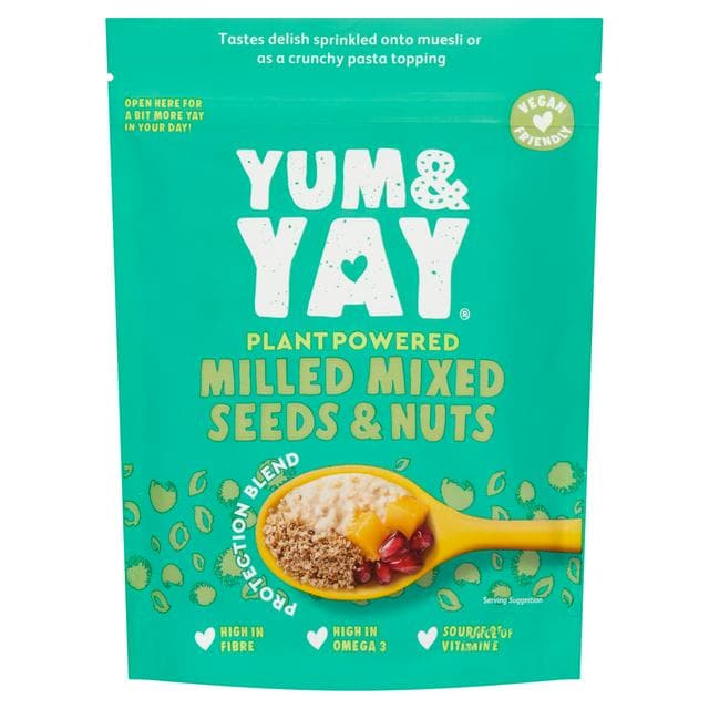 Yum & Yay Nutty Milled Mixed Seeds & Nuts 180g - gallery image 1