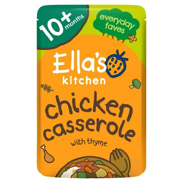 Ella's Kitchen Organic Chicken & Rice Casserole Baby Food Pouch 10+ Months 190g - gallery image 1