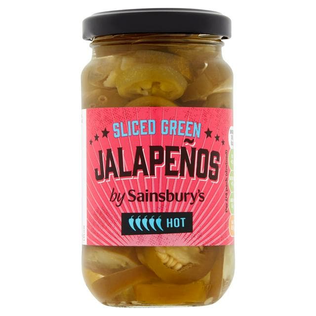 Sainsbury's Sliced Green Jalapeños 200g (90g*) - gallery image 1