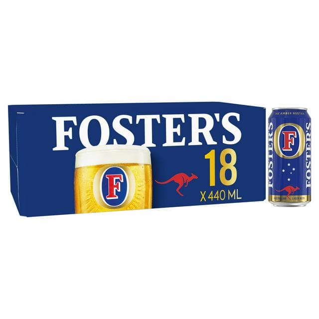 Foster's Lager Beer Cans 18x440ml - gallery image 1