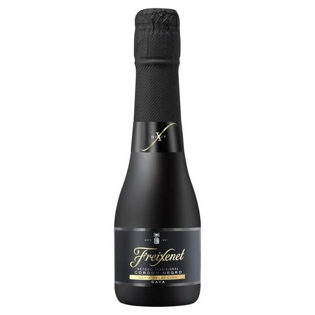 Freixenet Cordon Negro Brut Cava Small Wine Bottle 20cl - gallery image 1