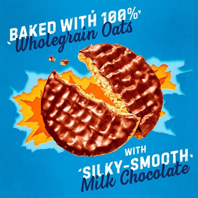 McVitie's Hobnobs Milk Chocolate Biscuits Twin Pack 2x318g - gallery image 3