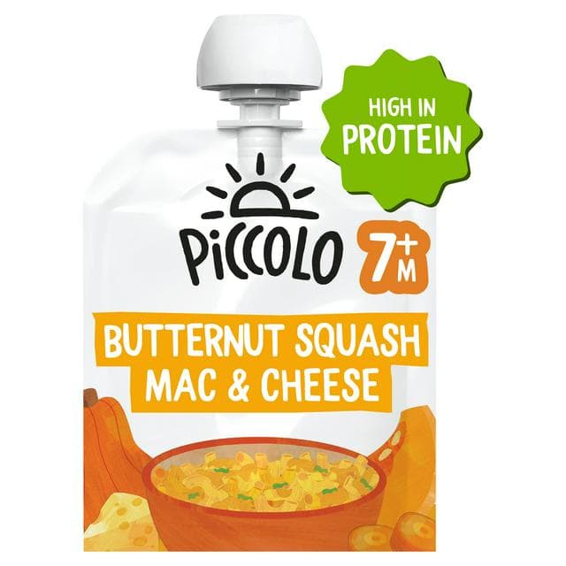 Piccolo Organic Butternut Squash Mac & Cheese with a Hint of Sage 130g 7 Months+ - gallery image 1