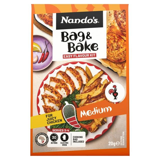 Nando's Peri-Peri Bag & Bake Medium 20g - gallery image 1