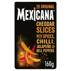 Mexicana Original Hot! Cheese Slices 160g