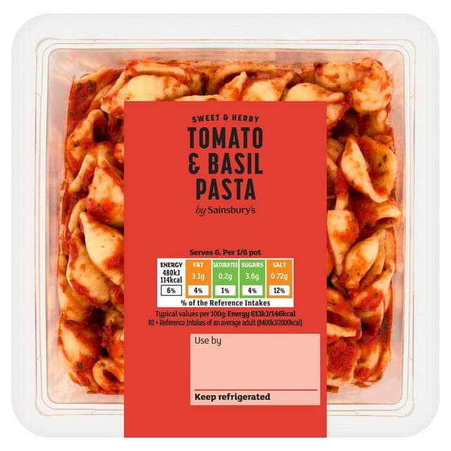 Sainsbury's Tangy Tomato & Basil Pasta 470g - gallery image 1