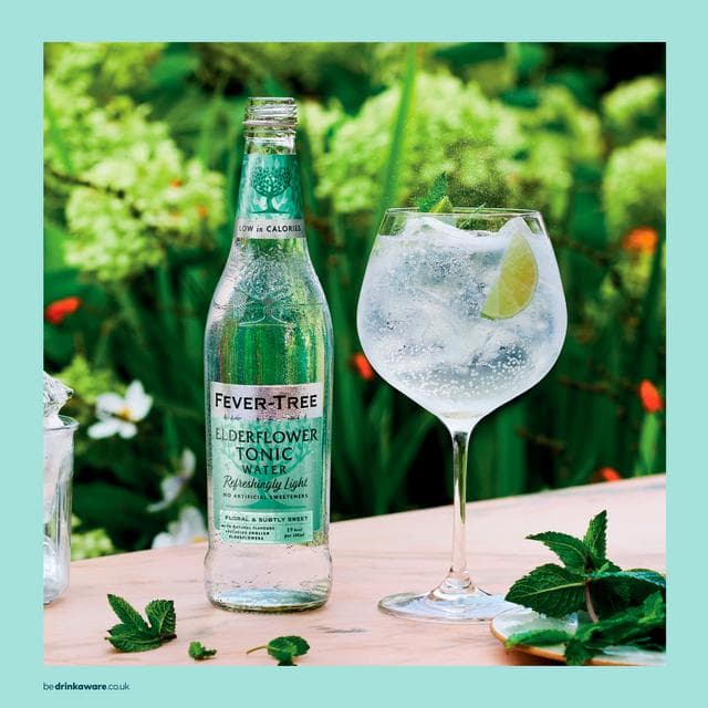 Fever-Tree Refreshingly Light Elderflower Tonic Water 500ml - gallery image 3
