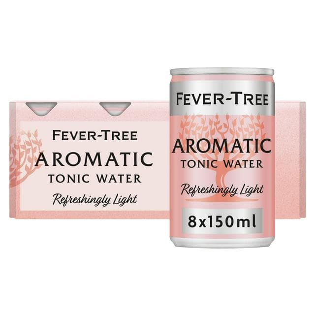 Fever-Tree Refreshingly Light Aromatic Tonic Water 8x150ml - gallery image 1